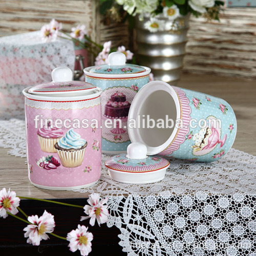 800CC Elegant Fine New Bone China Ceramic Coffee Sugar Tea Holder of Ice Cream